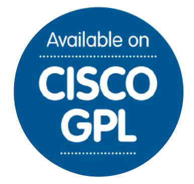disponible sur cisco gpl
